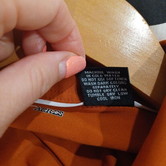 Forty Acres University of Texas Longhorns Golf Polo Shirt 2XL Orange Western UT - Picture 6 of 7